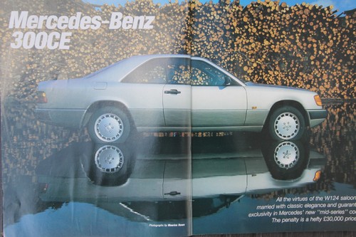 Original 1987 Motor extracted mag road test: MERCEDES-BENZ 300 CE 300CE