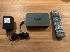 Informir MAG322w1 Set Top Box WiFi -MAG 322 W1 w/ Power Adapter & Remote Tested