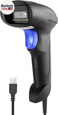 USB 1D Barcode Scanner, Handheld Wired CCD Barcode Reader Supports Screen Scan U