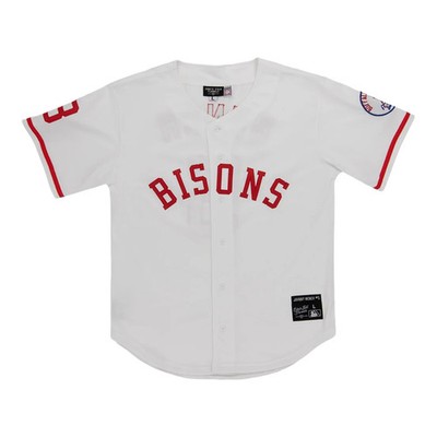 Ebbets Field Flannels - Johnny Bench MiLB Buffalo Bisons (Reds) Jersey -NWOT - L