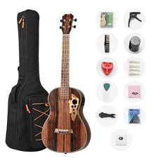 Batking 30'' All Blackwood Baritone Acoustic Electric Ukulele Left-handed Style