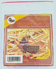 Mill Hill Autumn Harvest WITCH Counted Glass Bead Ornament Kit Pin MHAH1