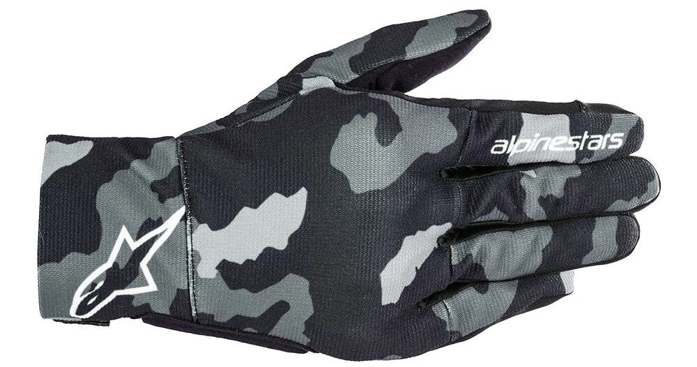 Guantes Alpinestars Reef Junior Negro Gris Camo - 