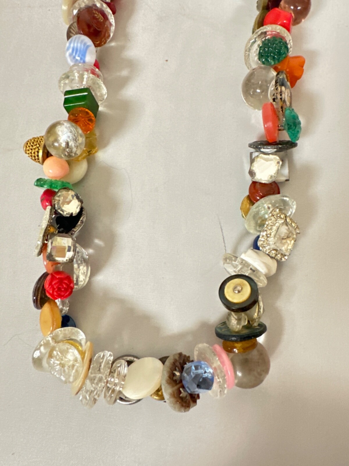 Antique Beautiful Designed Multicoloured Glass Be… - image 4