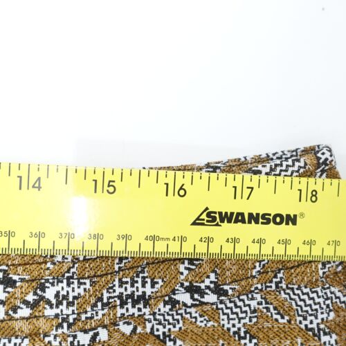 Nine West A-Line Skirt Women's 14 Brown Polyester Houndstooth Front Slit Classic - Picture 2 of 7