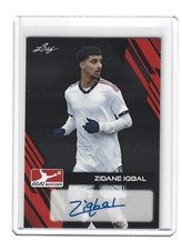 2023 Leaf Goal Soccer Zidane Iqbal Autograph BA-ZI1
