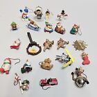 Lot Of 22 Vintage Hallmark Miniature Keepsake Christmas Ornaments and Others