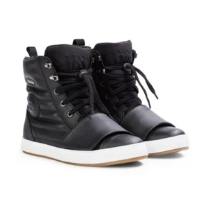 Spada Heat Ce High Top Trainer Motorcycle Boots Ankle Black