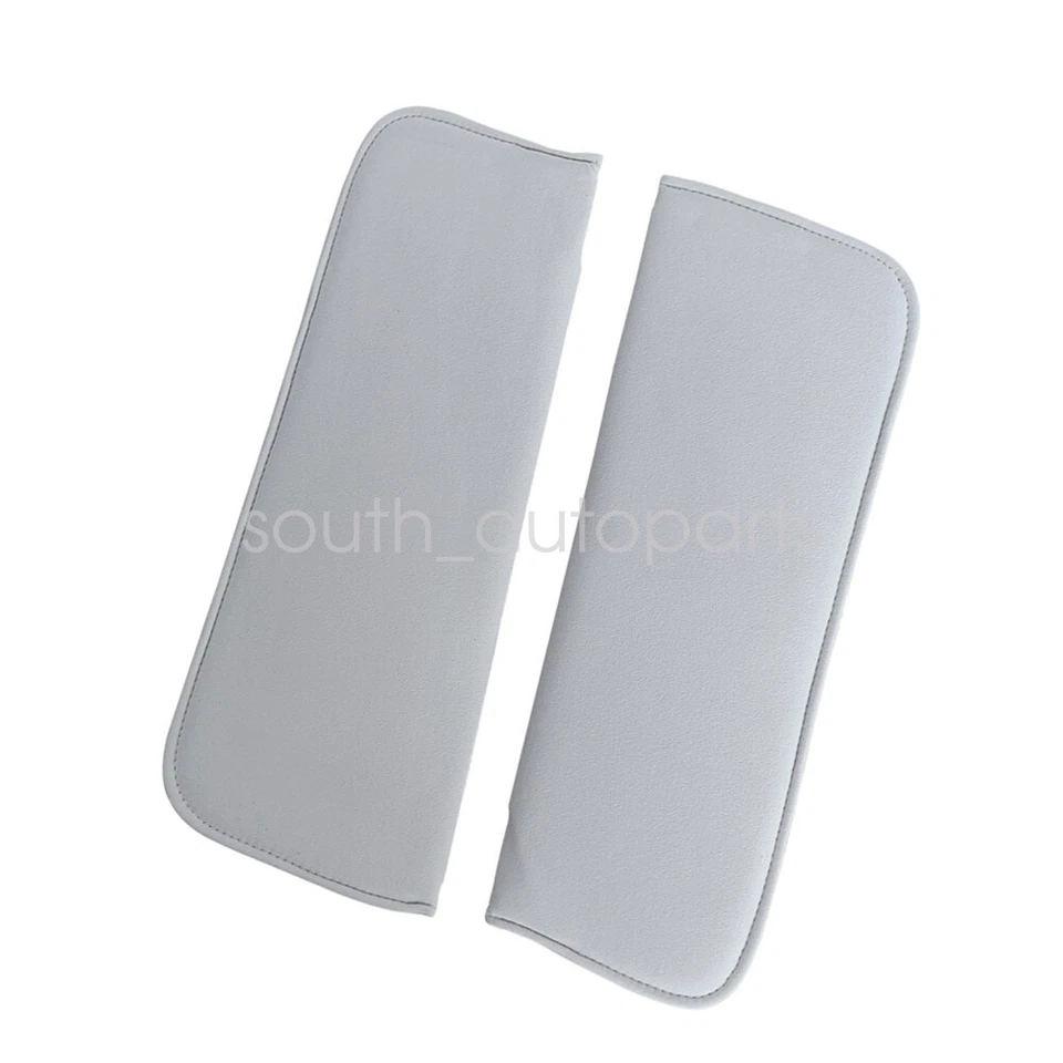 For 88-98 Chevy GMC C/K Truck Suburban Silverado Sun Visor Light Grey Cloth Pair Foto 4 de 4