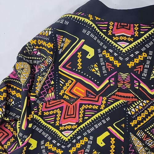 H&M Coachella Collection Jacket Womens Size 8 1980's Bright - Picture 10 of 19