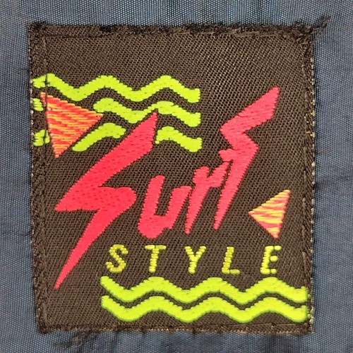 VTG Surf Style Interplanetary Body Gear Iridescent Windbreaker Jacket One Size - Picture 7 of 11