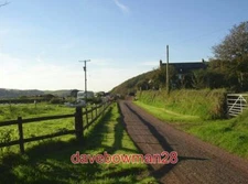 PHOTO  THE END OF THE ROAD AT CWM-CELYN LLANSTEFFAN PRIVATE SIGNS AND THE OFFER