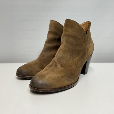 Thursday Boot Co Everyday Uptown Brown Distressed Suede Ankle