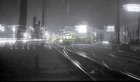 Pacific Electric Rwy - Night Shot / Coca-Cola Sign - Vintage Railroad Negative
