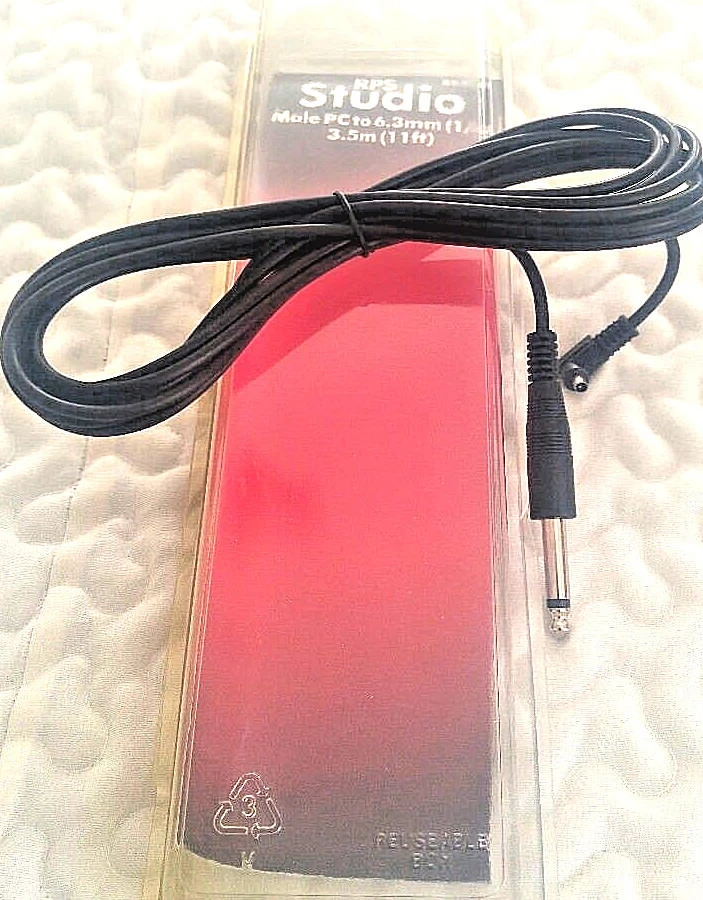 RPS Studio Male PC to 6.3mm (1/4) 11 feet New in Package - Image 2 of 2