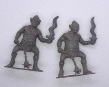 Dragonriders of the Styx DFC 1981 2 Ogres Miniature plastic Game Figures 2 1/2”