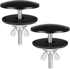 2 Pieces 2 Inch Kitchen Sink Hole Cover Black Faucet Hole Cover Stainless St...