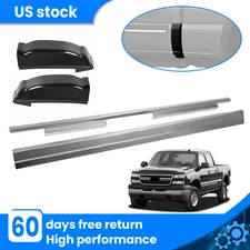 Rocker Panels & Cab Corners 4PCs For 99-07 Chevy Silverado GMC Sierra Crew Cab