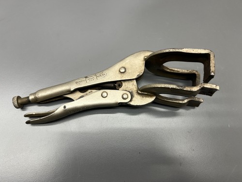 (F) VINTAGE PETERSEN DEWITT VISE GRIP 9R LOCKING WELDING CLAMP PLIERS - USA - Picture 2 of 5