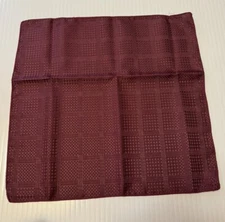 Dinner Napkins 17.5” x 17.5” Set of 4 Burgundy Blended Polyester