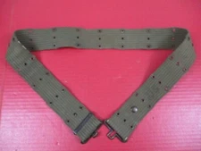 post-WWII Era US Army M1936 Pistol Web Belt OD Green Color - Dtd 1950 - Nice #2