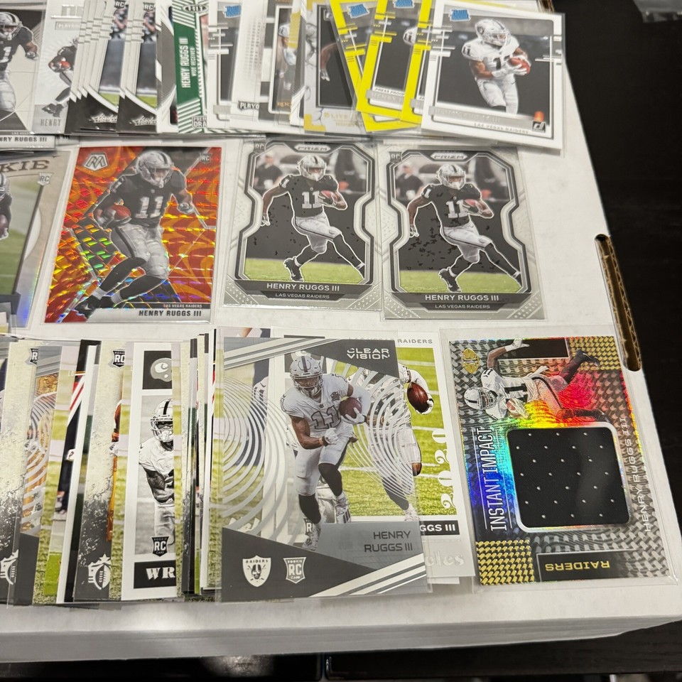 Massive! HENRY RUGGS 170 CARD ROOKIE LOT! Prizm, Optic Mosaic Patch
