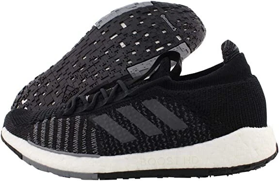 adidas Originals Women s Pulseboost Hd Running Shoe Black Grey