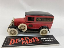 Harley Model A Ford delivery wagon truck collector bank