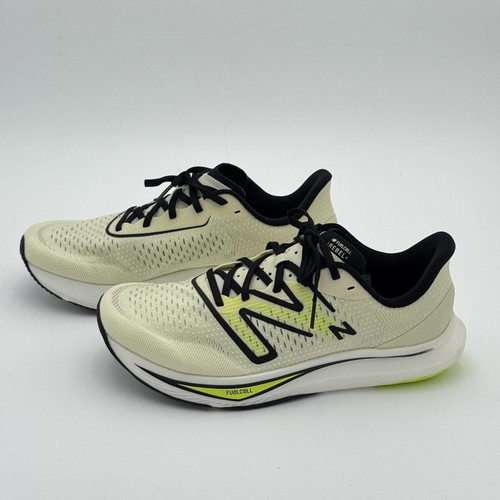 Scarpe da corsa uomo New Balance FuelCell Rebel V3 nuove senza etichette burro di pistacchio larghe 10,5 - Foto 8 di 10