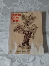 How to Draw Trees by Henry C. Pitz - 1981 Paperback Illustrated Tree Examples