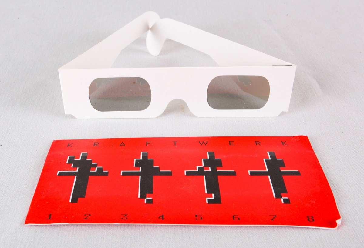 【新品未開封】Kraftwerk 3-D アートブック 3Dメガネ付き Kraftwerk 12345678 3-D Glasses from Concert, Red | eBay