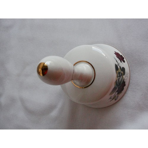 Campana Grande Vintage Hammersley & Co Bone China Inglaterra Flores de Color Vivo - Imagen 4 de 6