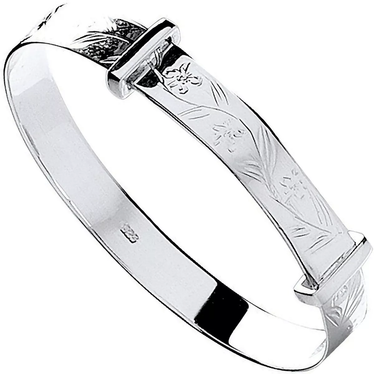 Silver bangle designs shop for girl