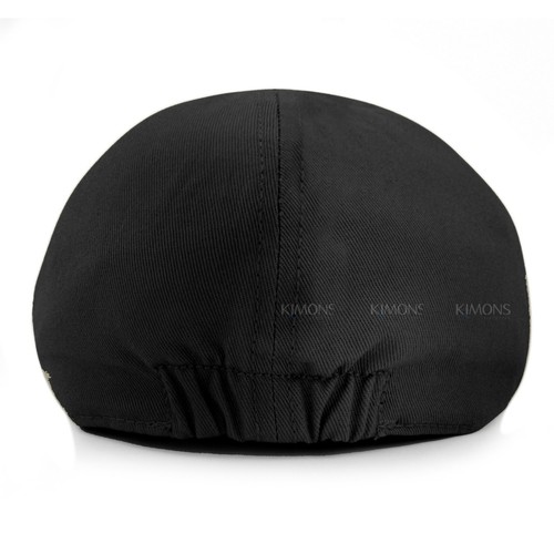 Solid Cotton Gatsby Cap Mens Ivy Hat Golf Driving Summer Sun Flat Cabbie Newsboy - Picture 3 of 12