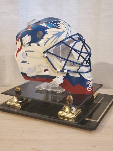 PATRICK ROY SIGNED 1996 EA SPORTS LARGE MINI REPLICA AVALANCHE MASK STEINER COA - Picture 3 of 12