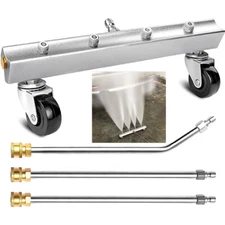 13" Pressure Washer Undercarriage Cleaner Under Car Wash Water Broom 4000 PSI US