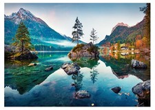 Jigsaw Puzzles 1000 Pieces for Adults and Kids Hard Puzzles Autumn Lake