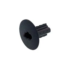 Steren Dual RG6 Feed-Through Bushing with Ground/Messenger Knockouts Black