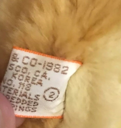 Peluche vintage Dakin 1982 Lions Pride Cub marrone - Foto 4 di 8