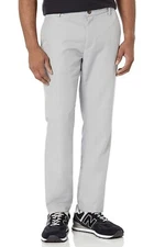 Essentials Men’s Expandable Waist Classic Fit Pleated Dress Pants W34xW34