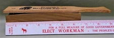 Clinger's Keystone Cutter Box Turkey Call, NOS, Chestnut & Walnut