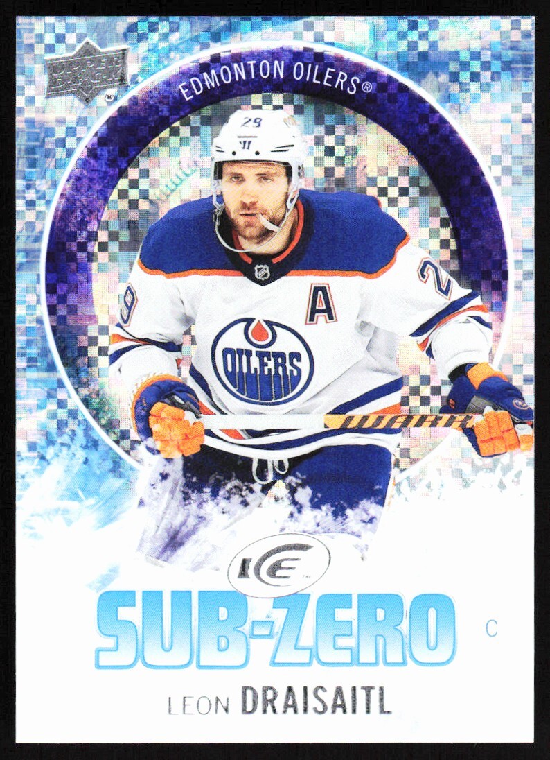 202324 UPPER DECK ICE SUBZERO LEON DRAISAITL EDMONTON OILERS SZ15