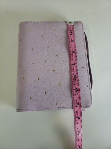 Kikki K Medium Lilac Lavender Purple Leather Personal Planner refill inserts - Picture 6 of 10