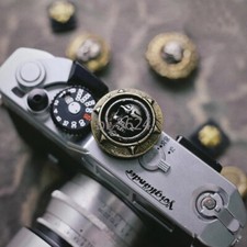 Camera Hotshoe Cover Skull Shutter Button For Canon Fuji Leica Nikon Sony Pentax