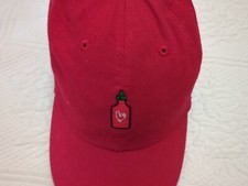 Sriracha Hot Sauce Bottle Dad Hat Embroidered Curved Adjustable Baseball Cap