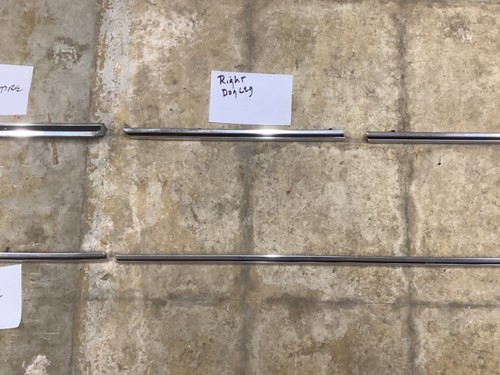 1975 - 1991 Ford Econoline E150 E250 VAN LOWER BODY SIDE MOLDING 8 pc set OFF 89 - Picture 5 of 14