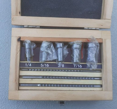 9 pezzi/set spille portachiavi dimensioni pollici HSS con boccole da 5 pezzi e 1 spessoro nuove