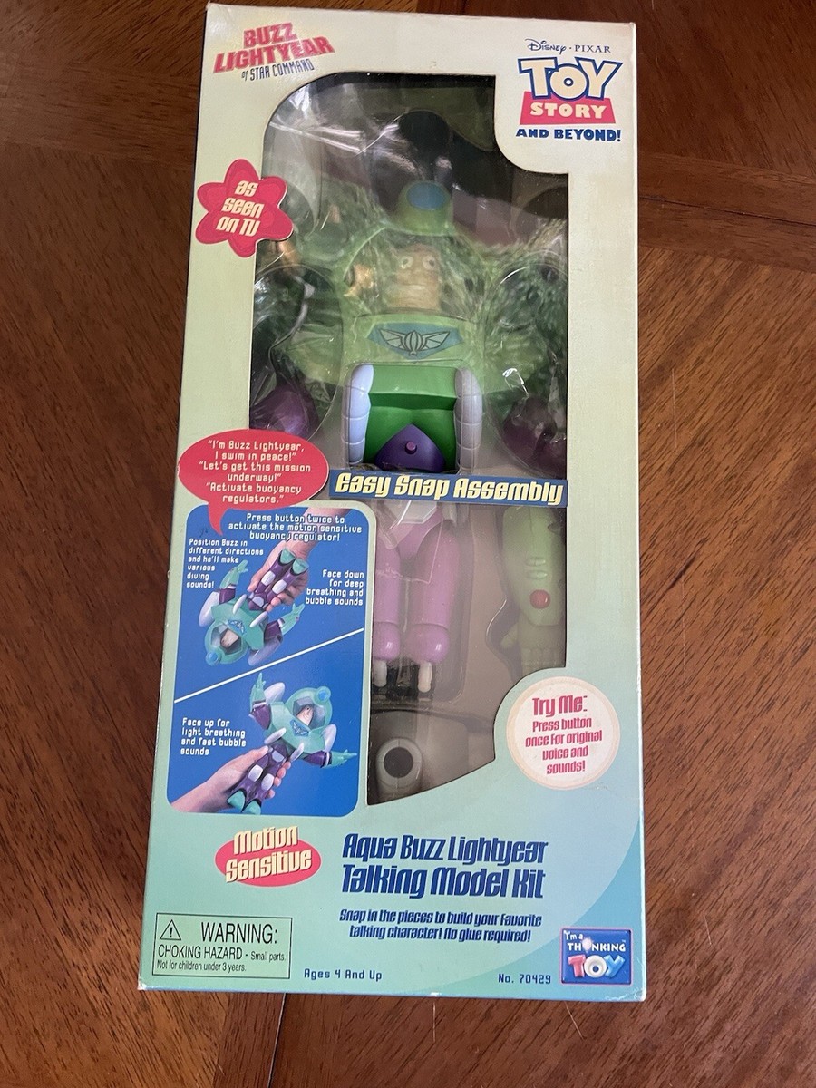 AQUA Buzz Lightyear - VTG Talking Model Kit Toy Story and