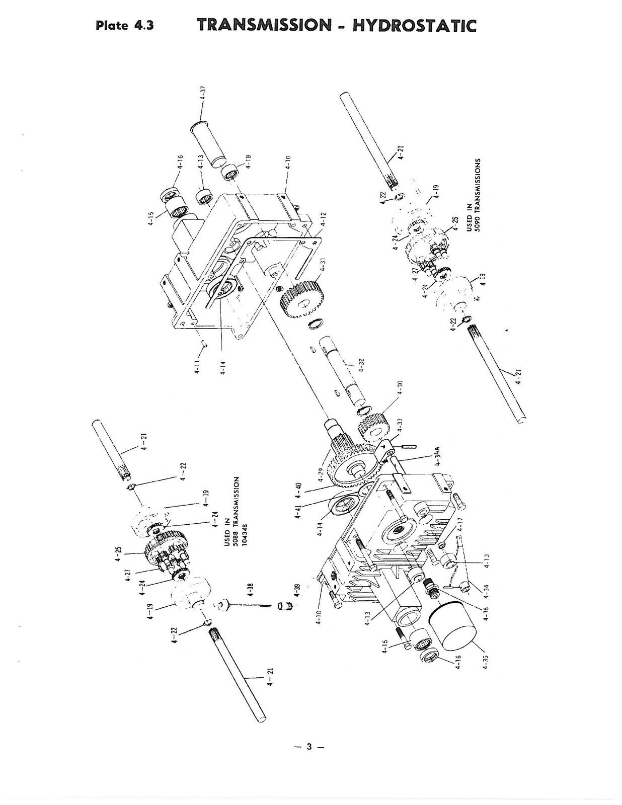 100 120 160 1974 Tractor Service Parts Manual Fits Wheel Horse B100