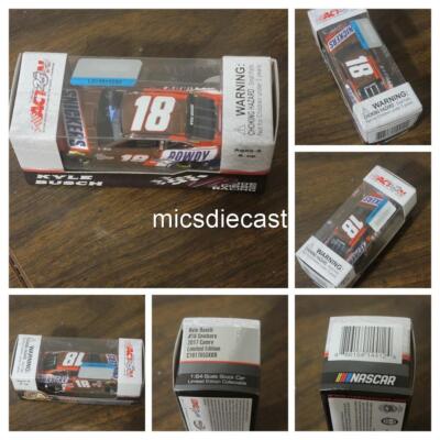 Gold Ser 2017 Kyle Busch #18 Rowdy Snickers Action Nascar Diecast 1:64 Gibbs NIB
